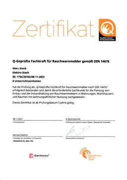 Download PDF-Datei: Zertifikat Ei Electronics